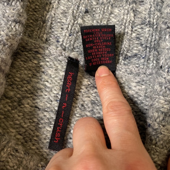 Heart-N-Crush Cowl Neck Chunky Knit Sweater - Picture 5 of 12